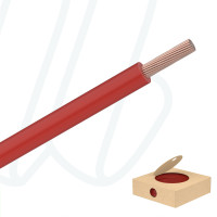Провід H05V-K 1X0,5 червоний