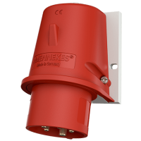 Штекер настінний 16A 5п 6г 400В, IP44, MENNEKES (артикул 801)