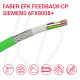 Кабель FABER EFK FEEDBACK CP+ (12X0.22) cUL 6FX8008-1BD81 зелений