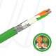 Кабель FABER INDUSTRIAL DATALINE 200 B FLEX PUR SFTP 02X2XAWG26/7 cUL зелений