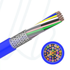 Кабель LiYCY/EB 2X2X0,75 синій
