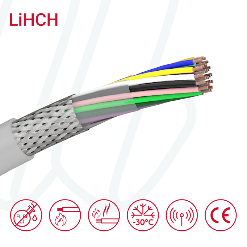 Кабель LiHCH 7x1 сірий