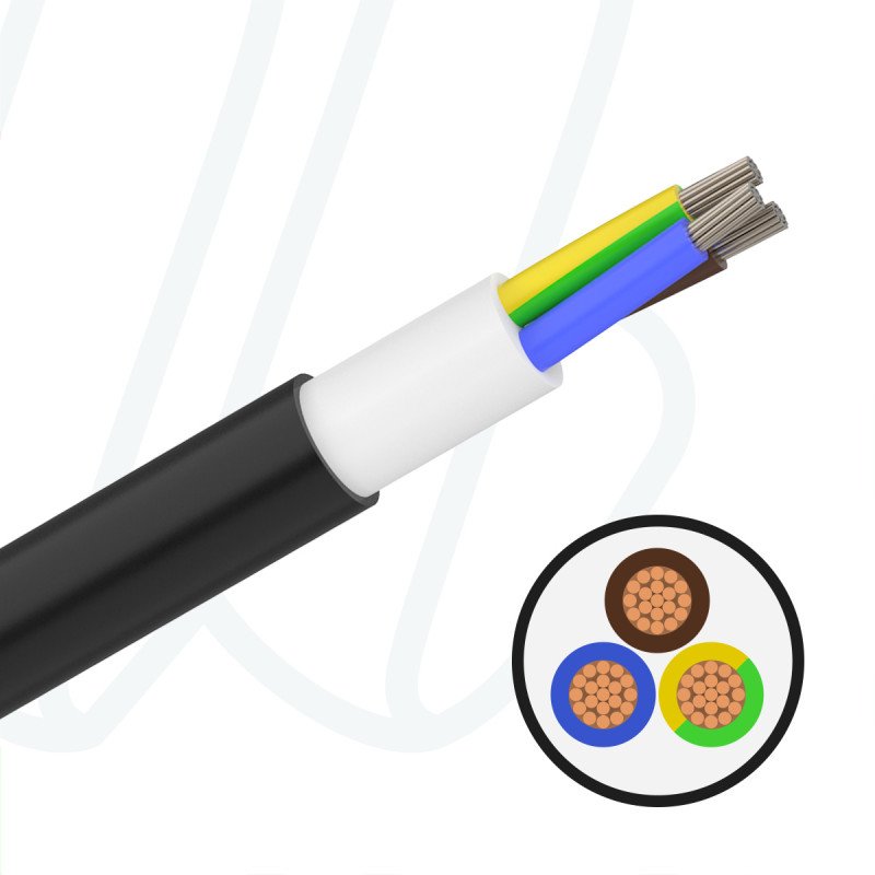 Кабель FABER THERM 145 C MC 04X4 чорний