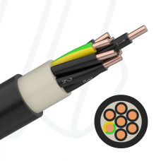 Кабель (N)YY-JZ 07X10 RE чорний