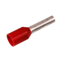 KA1,5-10ETW Изолированный гильзовый наконечник 1,5 мм² / L1=10 мм / красный / упак. 500 шт