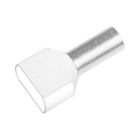 KA10-14ETW2 Изолированный гильзовый наконечник TWIN 10 мм² / L1=14 мм / светло-серый / упак. 100 шт