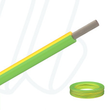 Провід MTW-TEW-HAR AWG1/0 (50мм²) жовтий RAL 1021 / зелений RAL 6018