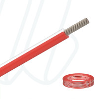 Провід MTW-TEW-HAR AWG10 (6мм²) білий RAL 9010 / червоний RAL 3000