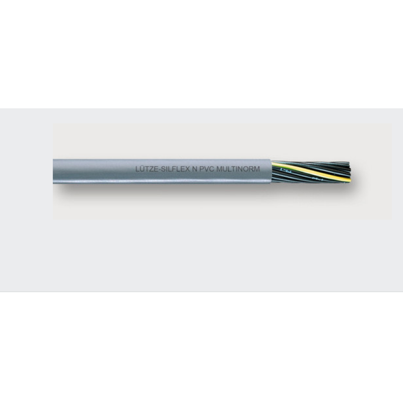 Кабель LUTZE SILFLEX N PVC MULTINORM 02X0.5 сірий
