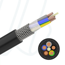 Кабель Boehmflex Reeling PUR-HF-J 5X16 0,6/1кВ чорний