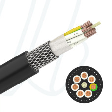 Кабель Boehmflex Reeling PUR-HF-J 36X2,5 0,6/1кВ чорний