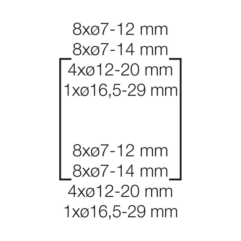 Розподільний щит KV 1512 з клемниками, 1х12 модулів, IP54 | HENSEL