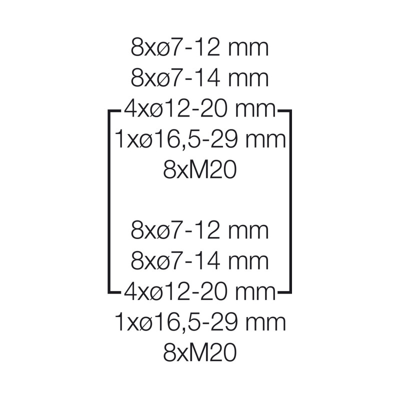 Розподільний щит KV 1618 без клемника, 1х18 модулів, IP54 | HENSEL