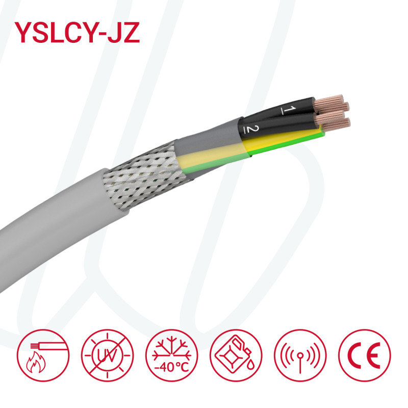 Кабель YSLCY-JZ 34G1 сірий