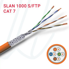 Кабель VOKA-LAN SLAN 1000 S/FTP 4X2XAWG23/1 Cat.7 FRNC B2ca помаранчевий