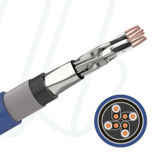 Кабель інструментальний RE-2X(St)YSWAY-fl PiMF 02X2X1.3 IEC 332-3-24 синій