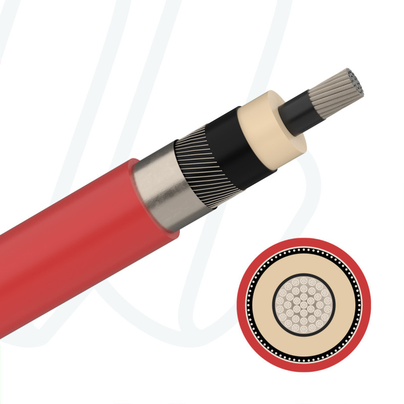 Кабель BiTflex DC (N)TMCGCWOEU 01X50/16 12/20 кВ UL червоний