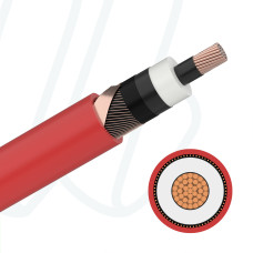 Кабель N2XSY 01X240/25 6/10 кВ червоний