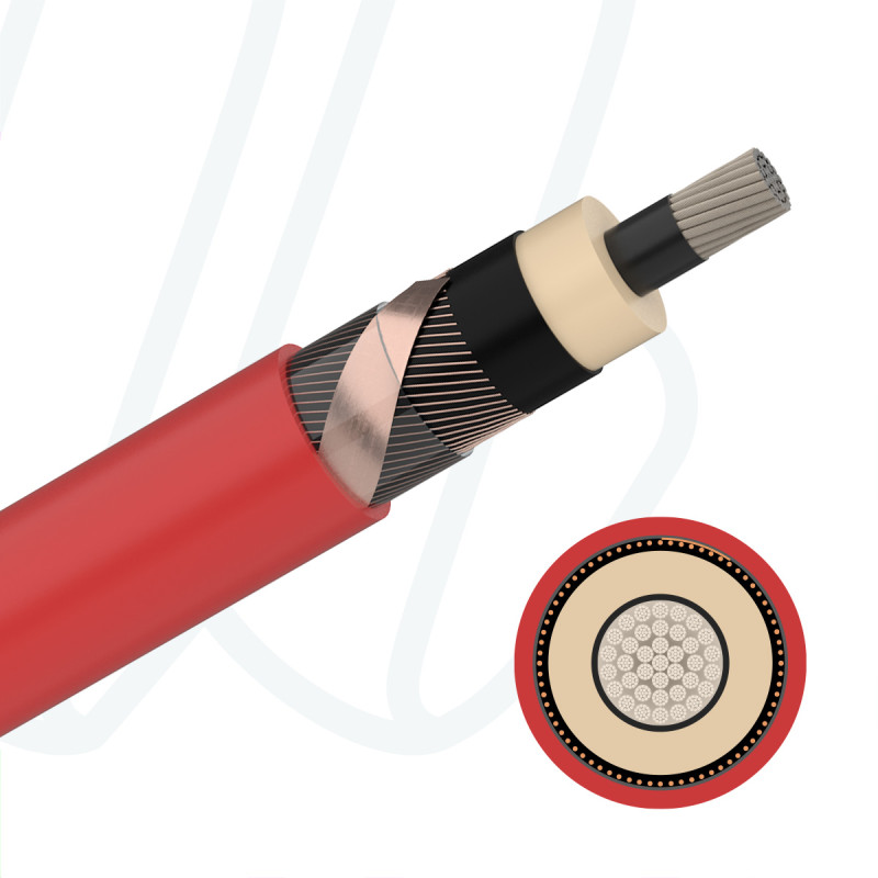 Кабель BiTflex DC (N)TMCGCWOEU 01X95/16 6/10 кВ UL червоний