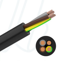 Кабель H05VV-F 3G2.5 чорний