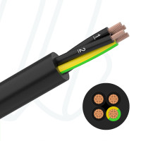 Кабель YSLY-JZ 5X10 0,6/1кВ чорний