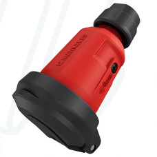 Розетка кабельна SCHUKO 16A 2п+З, 230В, IP54 червона