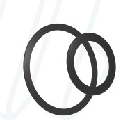 Прокладка (шайба) PG29 з NBR / 46,8х35,5x1,5 / чорна