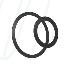 Прокладка (шайба) PG42 з NBR / 66,8х52,8x1,5 / чорна