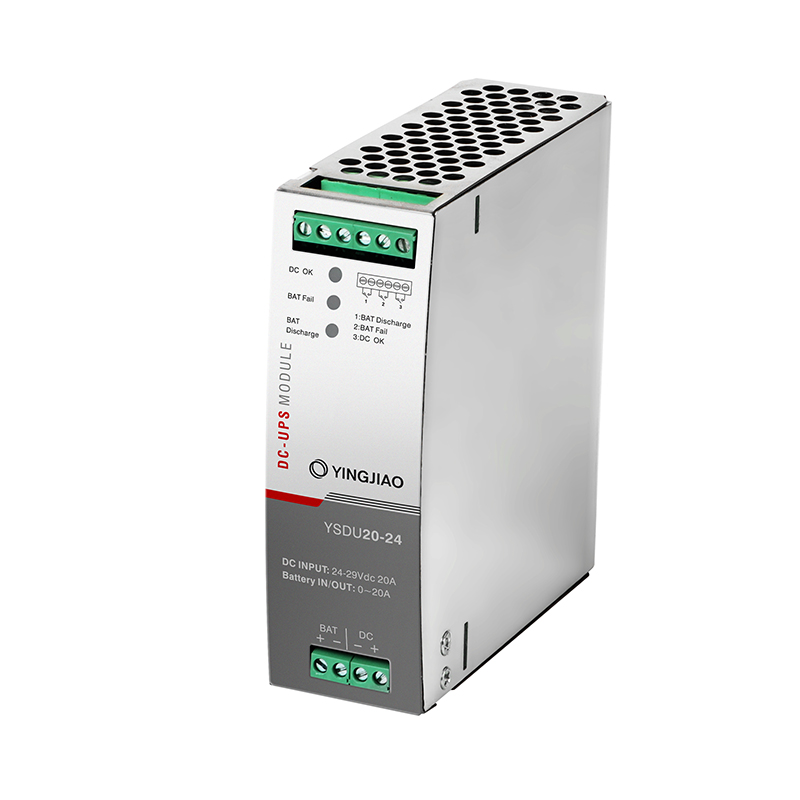 UPS модуль на DIN рейку / Uвх=24V / Uвих=21-29V / струм заряду 1A