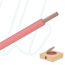 Провід H07V-K 1X1,5 рожевий