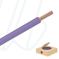 Провід H07V-K 1X1,5 фіолетовий