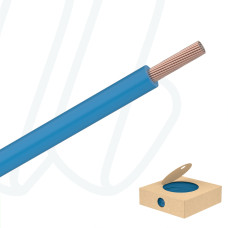 Провід H07V-K 1X2,5 блакитний RAL 5015