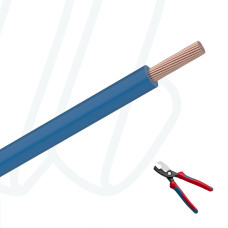 Провід H07V-K 1X6 темно-синій RAL 5010