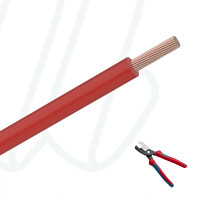 Провід H07V-K 1X6 червоний