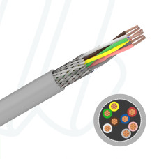 Кабель LiYCY 4X2X0,5 сірий