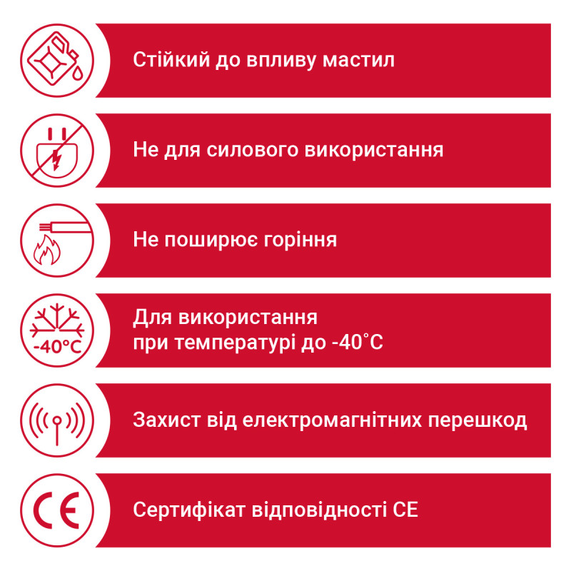 Кабель LiYCY 24X0,5 сірий