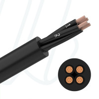 Кабель YSLY-OZ 600 2X0,75 0,6/1 кВ чорний