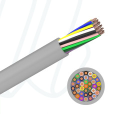 Кабель LiYY 5X0,34 сірий