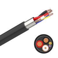 Кабель MARDAL CCTV mini OUTDOOR 1+4 (COAX(Al)+2X0,22+2X0,75) ПВХ чорний