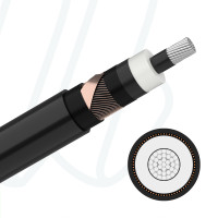 Кабель NA2XS(F)2Y 1X95/16 6/10 кВ чорний
