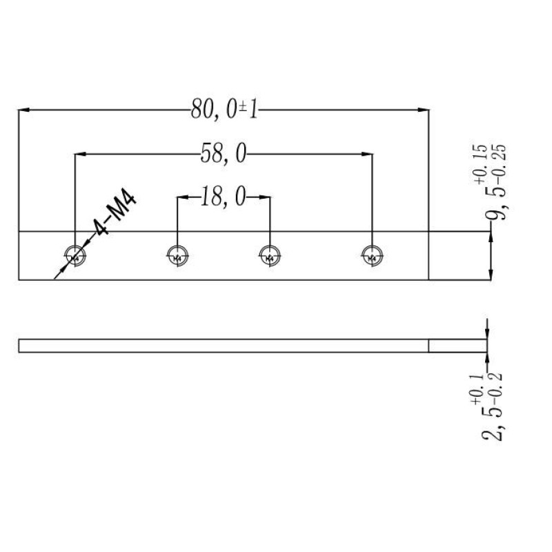 Соединитель металлический 180град. SPLA-1 к LED профилю