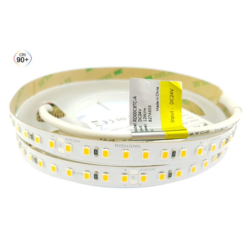 Світлодіодна стрічка 2835-128-IP20-WW-10-24  RD00C8TC-A 2700K CRI90