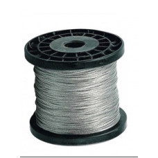 Трос в ПВХ 1/2 мм DIN 3053 (1X19) 1 м.