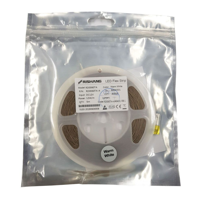Светодиодная лента 2835-60-IP33-NW-10-12  RD0060TA-A 4000K