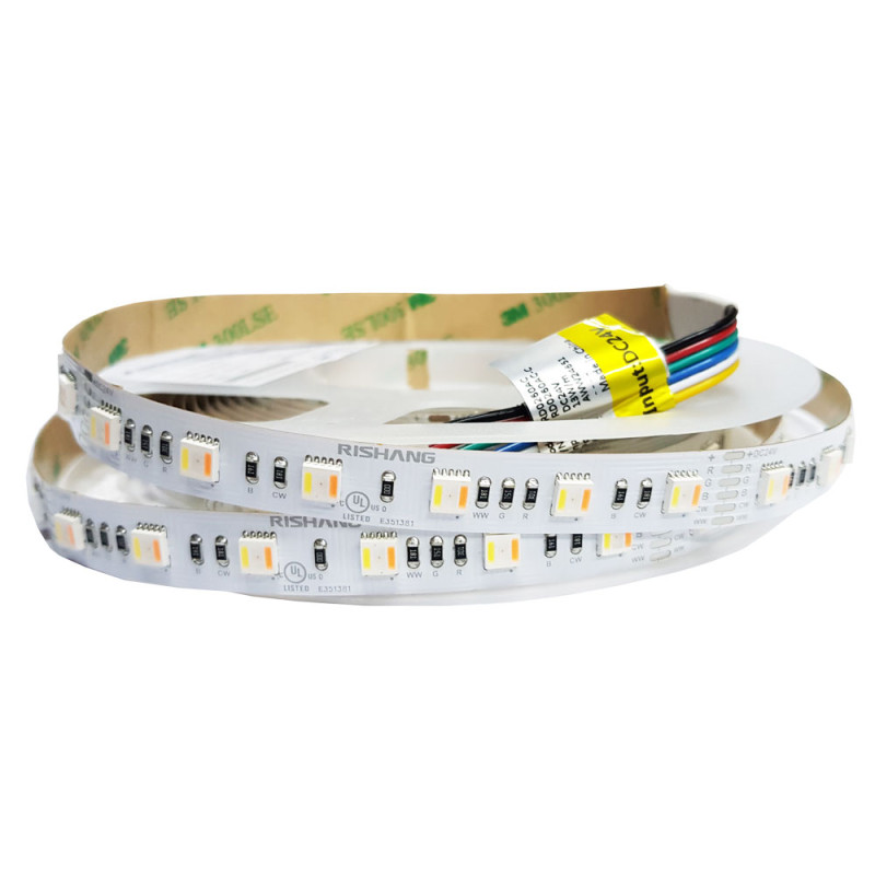 Светодиодная лента 5050-60-IP20-RGB/WW/CWd-12-24  RD0260AC-C  (RGB, 2400K, 6500K)
