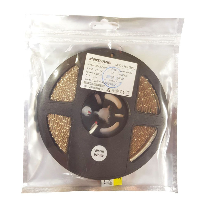 Світлодіодна стрічка 2014-126-IP20-NW-4-24 RD04C6VC 4000K