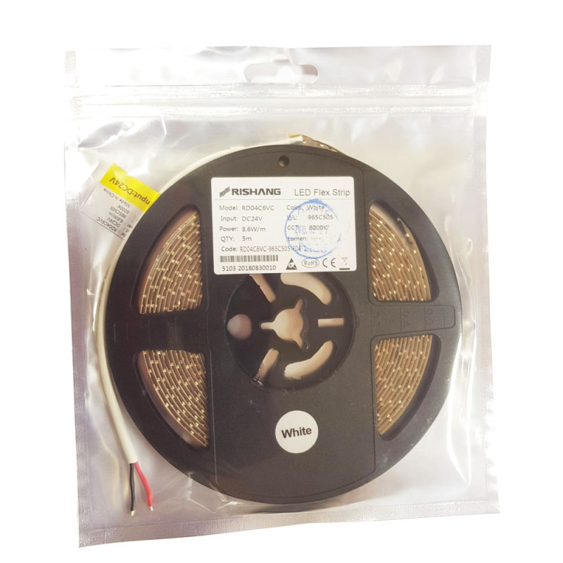 Світлодіодна стрічка 2014-126-IP20-CWd-4-24 RD04C6VC 6500K