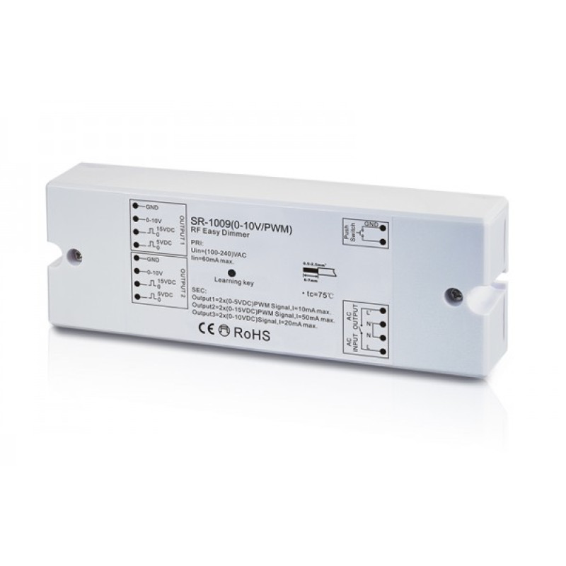 Конвертер-шлюз SR-1009(0-10V/PWM) (RF to 0-10V/PWM)