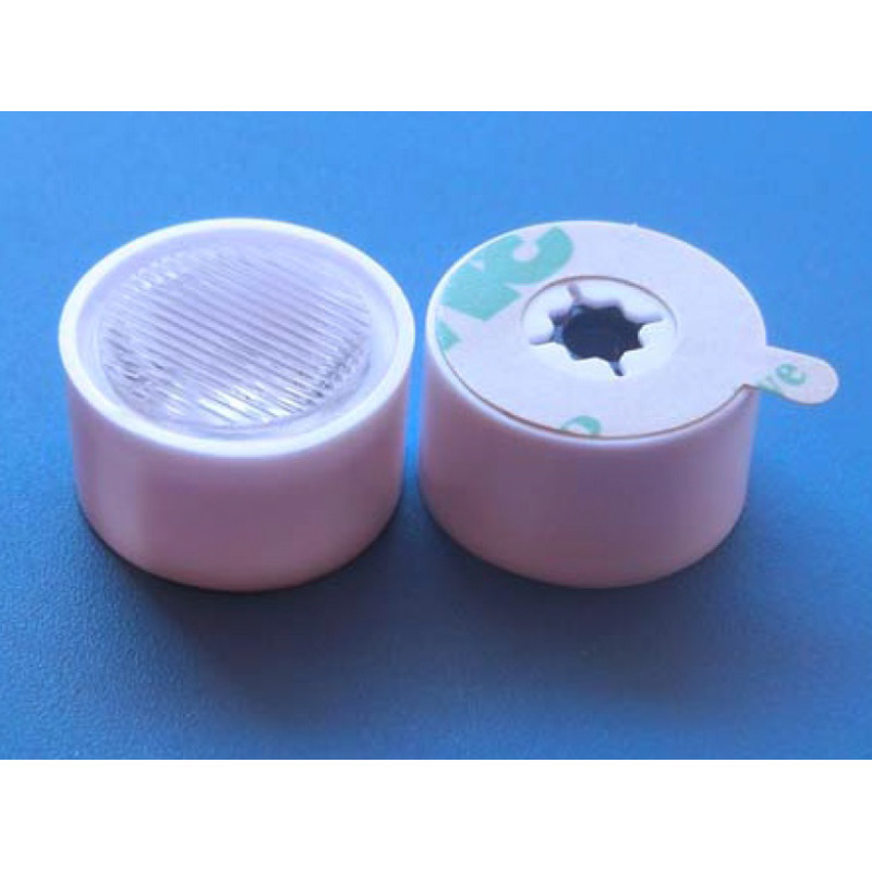 Линза HX-15P-2060 угол 20х60 град. с белым держателем 3М-скотч