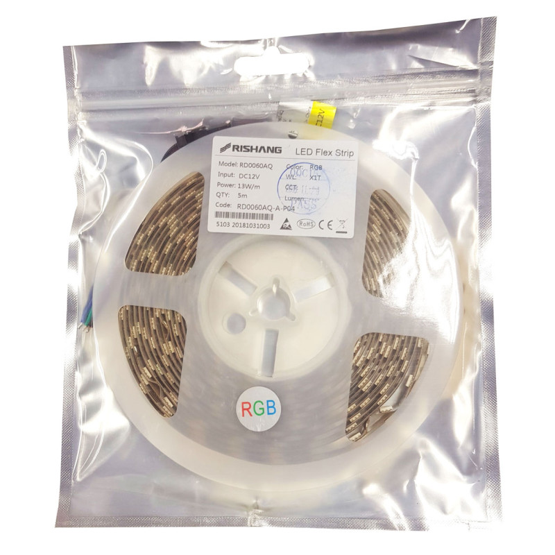 Светодиодная лента 5050-60-IP20-RGB-10-12  RD0060AQ  RGB